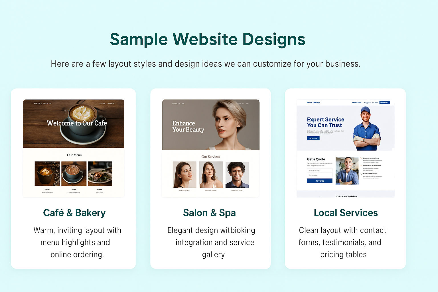 Café Website Template