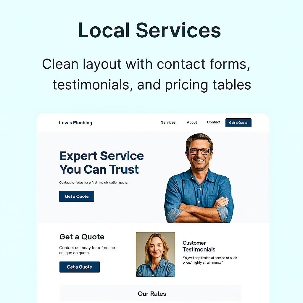 Local Service Website Template